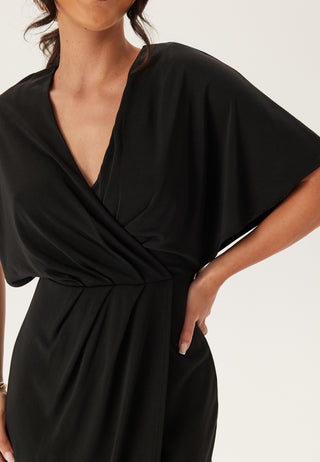 Wrap Slit Maxi Dress