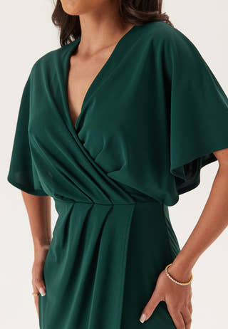 Wrap Slit Maxi Dress