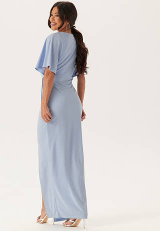 Wrap Slit Maxi Dress