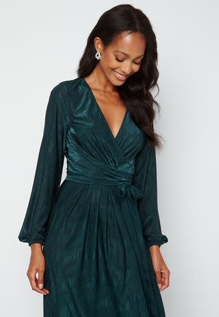 Wrap Tie Midi Dress
