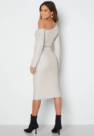 Odette knitted peaky shoulder dress