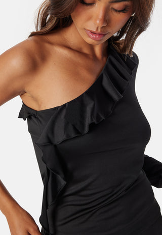 One Shoulder Frill Top