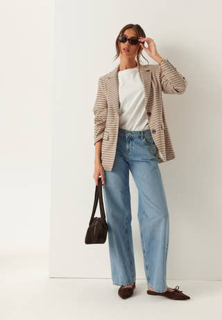 Oversized L/S blazer