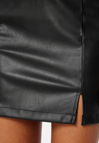 PU Mini Skirt