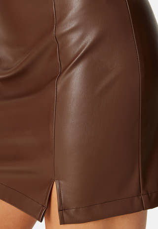 PU Mini Skirt