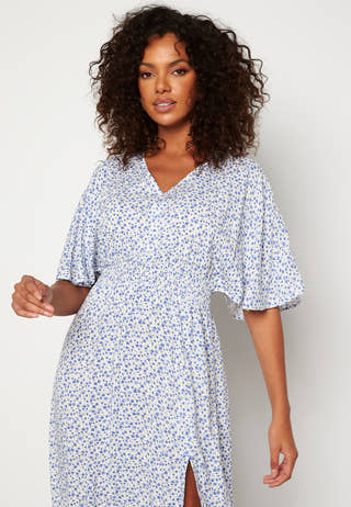 Parisia butterfly sleeve dress