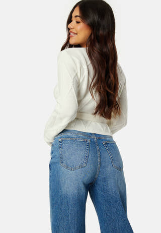 Paulina wrap knit cardigan