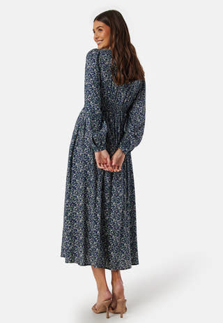 Viscose V-neck Maxi Dress