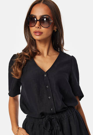 Linen Blend Blouse