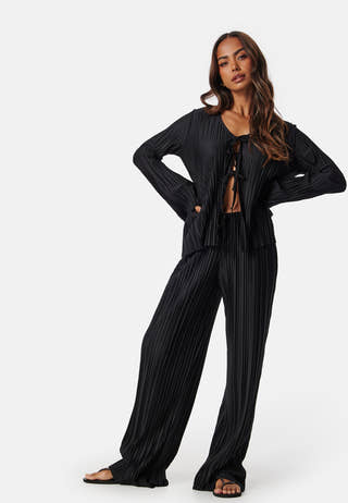 Pleated Wide Trousers