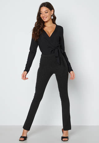 Rianna stretchy slit pants