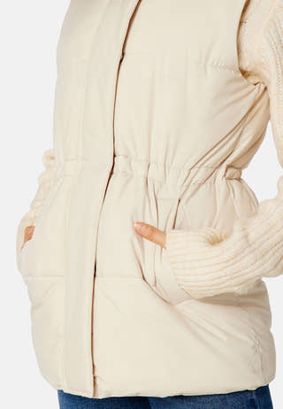 Rishi Drawstring Puffer Vest