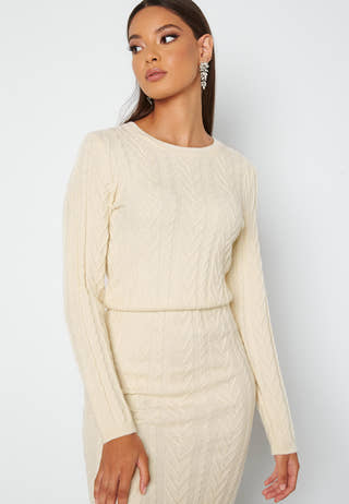 Rishi knitted midi dress