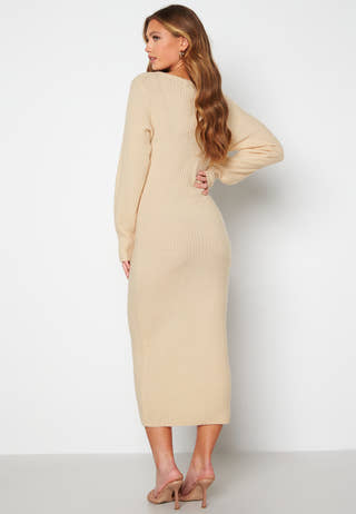 Rosanna knitted puff sleeve dress