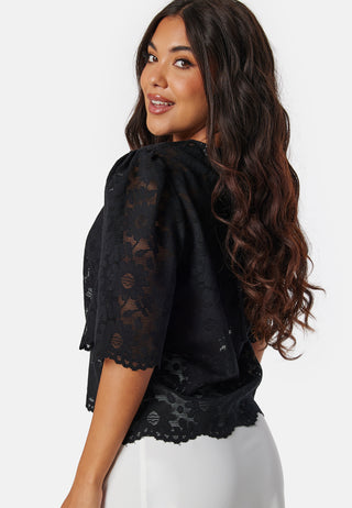 Round Neck Lace Blouse