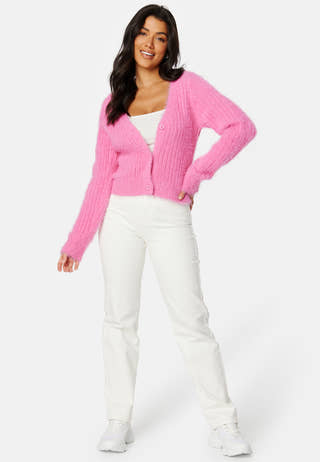 Salmi fluffy knitted cardigan