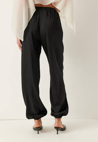 Satin Balloon Trousers