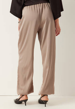 Satin Balloon Trousers