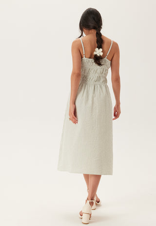 Seersucker Smock Dress