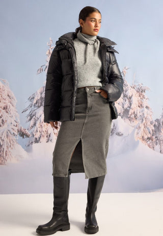 Semi Shiny Padded Jacket