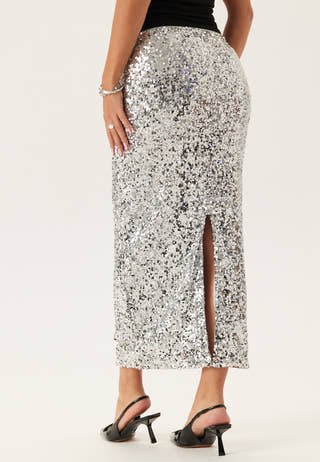 Sequin Midi Skirt