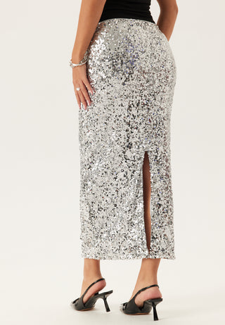 Sequin Midi Skirt