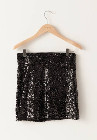 Sequin Short Skirt