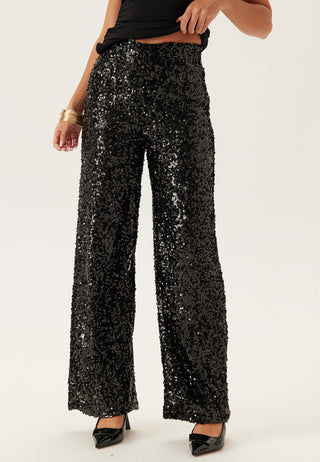 Sequin Wide Trousers