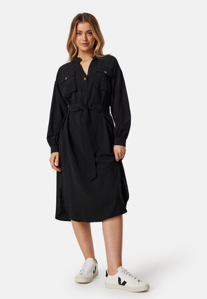 Shaima Cargo Shirt Dress