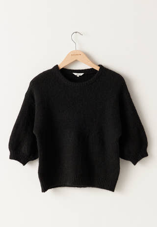 Short Sleeve Knitted Sweater