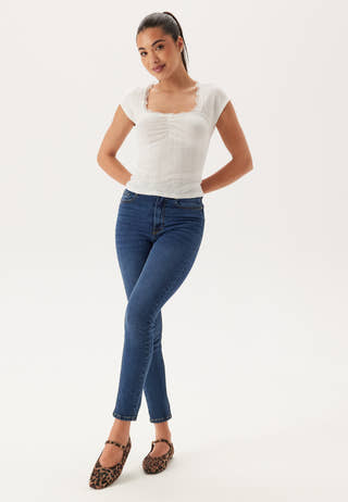 Short Sleeve Pointelle Top