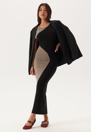 Sleeveless Color Block Dress