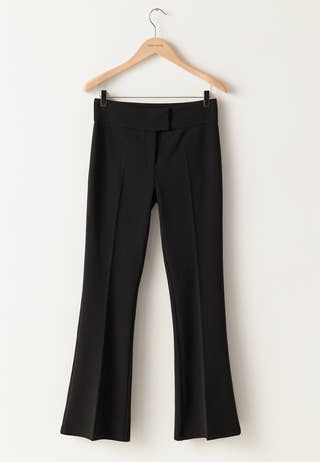 Soft Suit Flared Trousers
