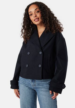 Sophie Short Wool Blend Coat