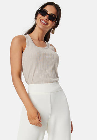 Sparkling Rib Tank Top