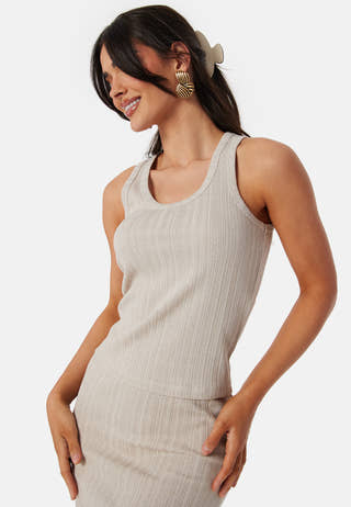 Sparkling Rib Tank Top