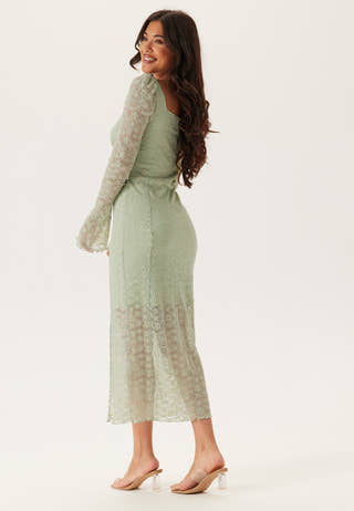 Square Neck Lace Dress