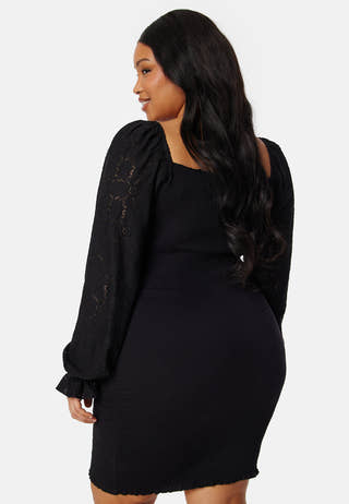 Square Neck Smock Dress