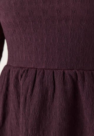 Square Neck Peplum Top