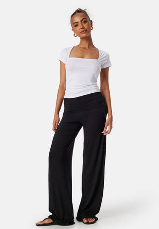 Square Neck Short Sleeve Top