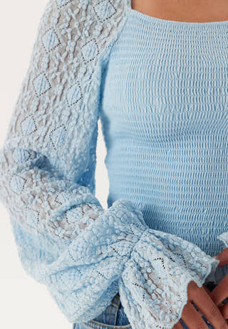 Square Neck Smock Top