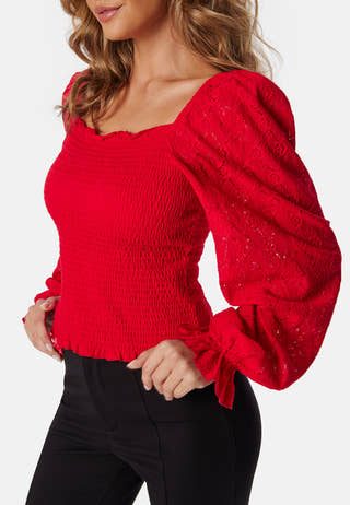 Square Neck Smock Top