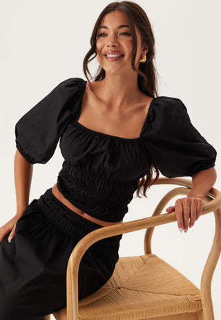 Square Neck Smock Top