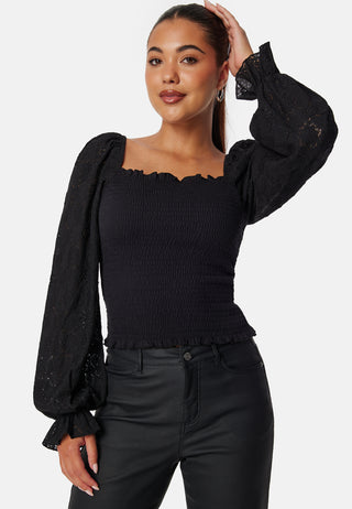 Square Neck Smock Top