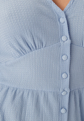 Structure Button Midi Dress