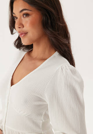 Structure Button Midi Dress