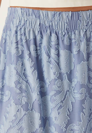 Structure Floral Maxi Skirt