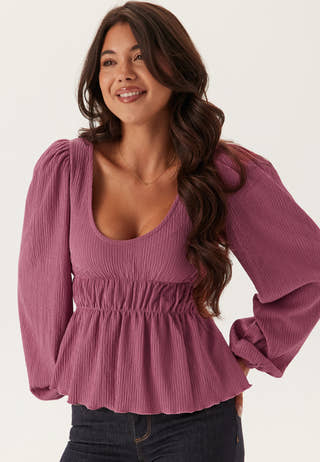 Structure Flounce Top