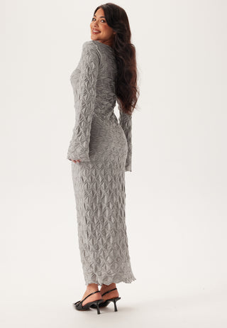 Structure Long Sleeve Midi Dress