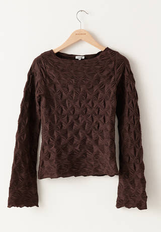 Structure Long Sleeve Top